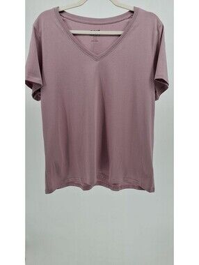 Pact Women’s Softspun Organic Cotton V-Neck T-Shirt Lavender Haze
